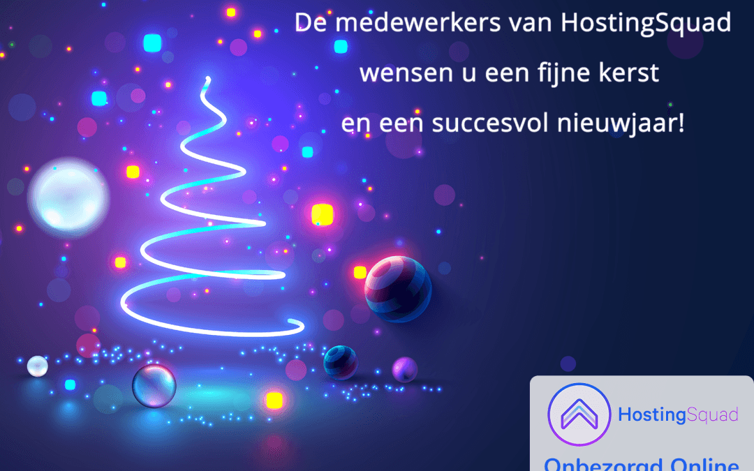 Fijne feestdagen gewenst!