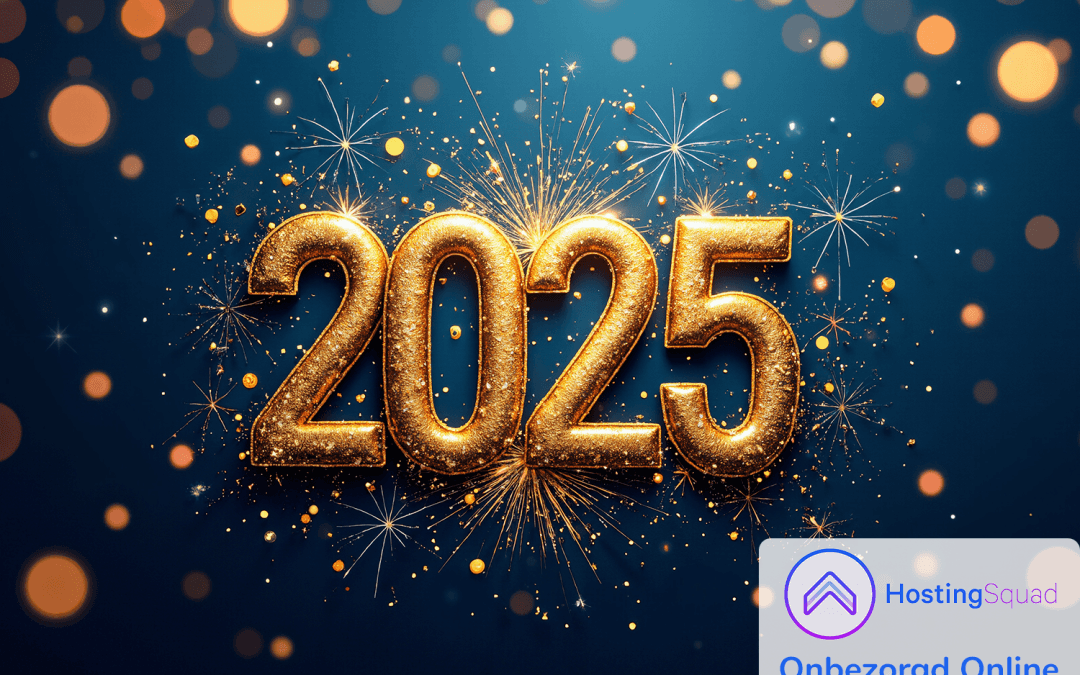 Beste wensen voor 2025 van HostingSquad!